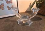 💝 Vintage Art Deco stijl kandelaar kristal bleikristall, Kristal, Ophalen of Verzenden