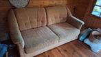 Keurige 2 persoons slaabbank geel. Studenten bed, Huis en Inrichting, Slaapkamer | Slaapbanken, Ophalen, Zo goed als nieuw, Tweepersoons
