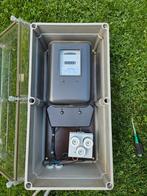 Elektrischiteits meter, in kast,  buiten opstelling, Doe-het-zelf en Verbouw, Elektra en Kabels, Ophalen, Zo goed als nieuw, Kabel of Snoer