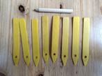 8 plantenstekers plantenlabels met potlood geel OPHALEN, Ophalen, Voorjaar, Volle zon