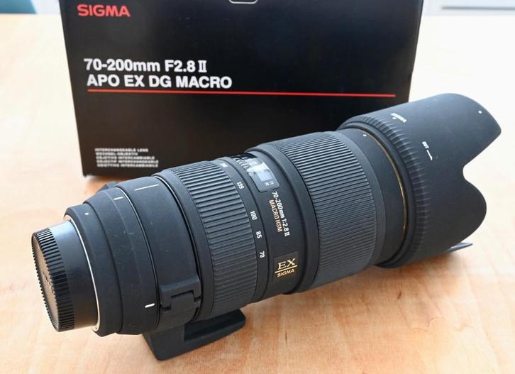 SIGMA EX 70-200mm F2.8 II APO EX DG Macro HSM Nikon F Mount, Audio, Tv en Foto, Fotografie | Lenzen en Objectieven, Zo goed als nieuw