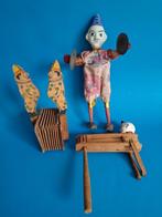 3x antiek speelgoed Clowns Pierrot made Germany, Ophalen of Verzenden