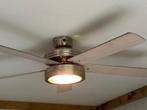 Plafondventilator met verlichting, Witgoed en Apparatuur, Ventilatoren, Ophalen, Zo goed als nieuw, Plafondventilator