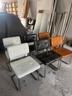 Vintage eetkamerstoelen (6), Huis en Inrichting, Stoelen, Ophalen, Overige materialen, Gebruikt, Overige kleuren