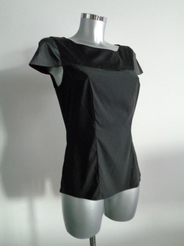 Duurzame mode Monique Collignon blouse 38 Nieuw, Kleding | Dames, Blouses en Tunieken, Nieuw, Maat 38/40 (M), Zwart, Ophalen of Verzenden