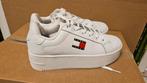 Tommy Jeans Witte Sneakers - Maat 38, Wit, Ophalen of Verzenden, Tommy Jeans, Sneakers of Gympen