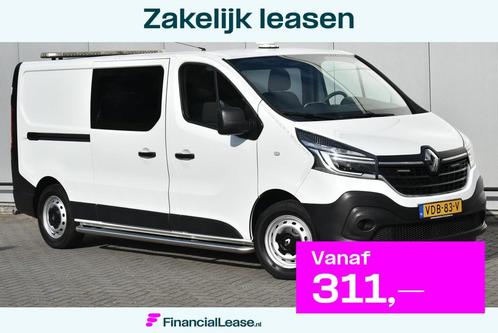 Renault Trafic 2.0 dCi 120 Pk L2H1 DC Inrichting Navi 6 Pers, Auto's, Bestelauto's, Bedrijf, Lease, Financial lease, ABS, Airbags