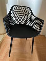 Stoel zwart kunststof, Huis en Inrichting, Stoelen, Ophalen, Zo goed als nieuw