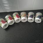 7  Engelse crown trent gardenia  mokken, Ophalen of Verzenden, Zo goed als nieuw, Overige stijlen, Kop(pen) en/of Schotel(s)