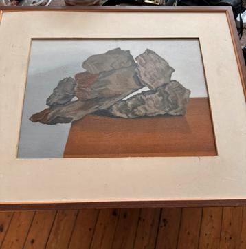 Apart vintage stilleven 47 /57 inclusief lijst beschikbaar voor biedingen