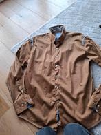 Wam Denim Overhemd Bruin Maat 3XL, Kleding | Heren, Overhemden, Ophalen of Verzenden, Zo goed als nieuw, Bruin, Wam Denim