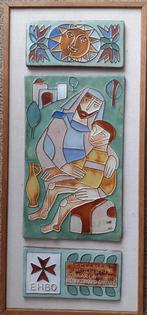 HENK POTTERS: KERAMIEK TABLEAU EHBO ST CLEMENS NUENEN, Ophalen of Verzenden, Nieuw