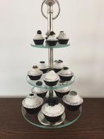 Zwarte brocante sier gebakjes, cupcakes, Huis en Inrichting, Ophalen, Zo goed als nieuw