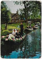 Giethoorn Trouwen per Punter Gelopen Ansichtkaart (B5760 ), Ophalen of Verzenden, 1980 tot heden, Gelopen, Overijssel