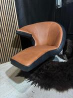 Leolux Parabolica Fauteuil - Zo Goed Als Nieuw, Ophalen, 125 tot 150 cm, Leer, Zo goed als nieuw