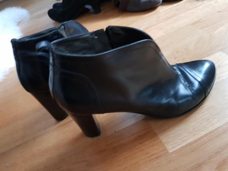 Enkellaars Roberto d'Angelo zwart leder lavorazione artigian, Kleding | Dames, Schoenen, Gedragen, Zwart, Ophalen of Verzenden