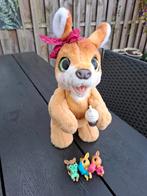 FurReal kangaroe, Kinderen en Baby's, Speelgoed | Knuffels en Pluche, Ophalen of Verzenden, Zo goed als nieuw, Overige typen