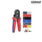 Adereindhuls krimptang set met krimphulsjes 1200 stuks, Germat, Gereedschap of Toebehoren, Nieuw, Germat