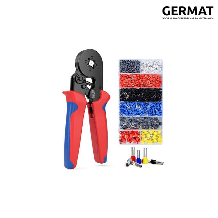 Adereindhuls krimptang set met krimphulsjes 1200 stuks, Hobby en Vrije tijd, Knutselen, Nieuw, Gereedschap of Toebehoren, Verzenden
