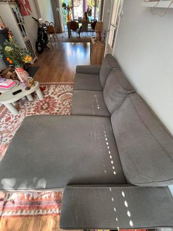 Ikea Kivik bank 3-zits grijs + hocker - afbeelding 6