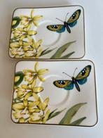 Set 2 Villeroy & Boch Amazonia Petitfour Bordjes Vlinders, Nieuw, Schaal of Schalen, Ophalen of Verzenden, Porselein