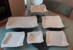 52-delig wit servies van Sunay (12 persoons), Huis en Inrichting, Keuken | Servies, Ophalen, Gebruikt, Overige stijlen, Porselein