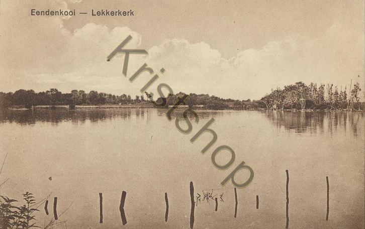 Lekkerkerk - Eendenkooi [KRST007-7263, Verzamelen, Ansichtkaarten | Nederland, Ongelopen, Zuid-Holland, 1920 tot 1940, Verzenden