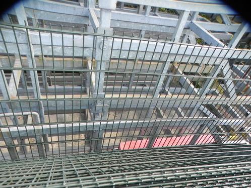 Staafmat hekwerk, Tuin en Terras, Tuinhekken en Hekwerk, Gebruikt, Enkelstaafmat hekwerk, IJzer, Ophalen