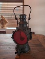 Oude Spoorweg Lamp / Rangeerlamp, Antiek en Kunst, Ophalen of Verzenden