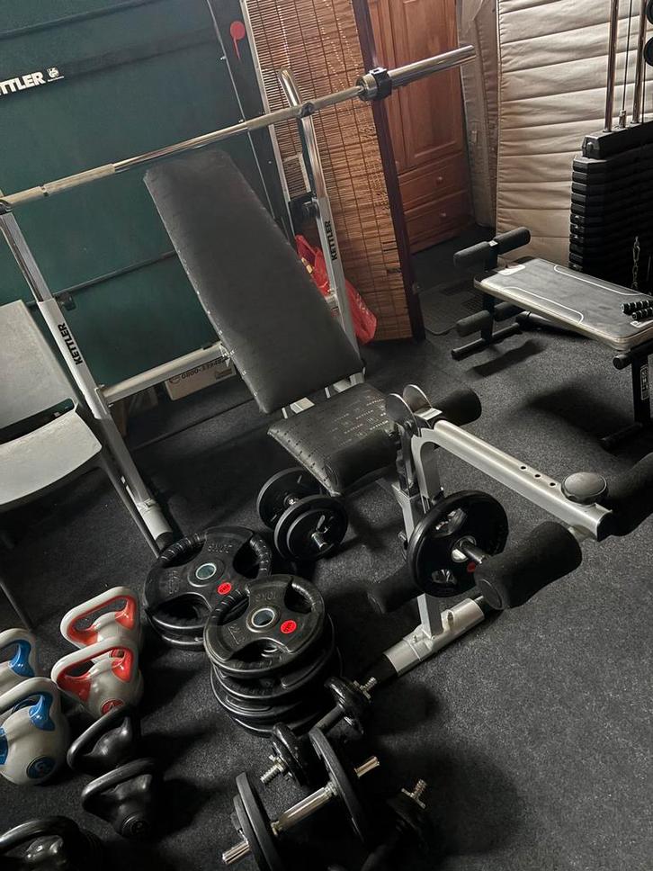 Kettler bench press, Sport en Fitness, Fitnessmaterialen, Zo goed als nieuw, Fitnessbank, Ophalen of Verzenden