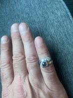 Mooie zilveren Zinzi ring met steentjes pracht model!, Ophalen of Verzenden, Zo goed als nieuw, Zilver, Dame