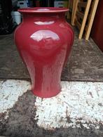 Bordeaux Rode Vaas, Gebruikt, Aardewerk of Porselein, Ophalen of Verzenden, Minder dan 50 cm