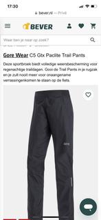 Nieuwe goretex regen(trail/fiets broek) dames mt 40, Nieuw, Ophalen of Verzenden