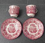 Palissy England kopjes 1790 Avon Scenes kop en schotel, Gebruikt, Ophalen of Verzenden, Wedgwood, Kop(pen) en/of Schotel(s)