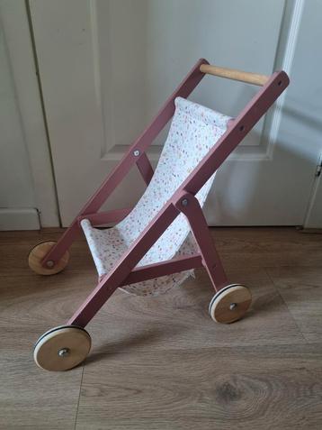 Little Dutch Houten Poppenbuggy - Roze beschikbaar voor biedingen