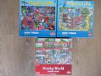 3 puzzels, Hobby en Vrije tijd, Denksport en Puzzels, Ophalen of Verzenden, 500 t/m 1500 stukjes, Zo goed als nieuw