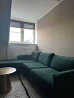 Karwei Chaise longue fluweel flessengroen, Ophalen, Zo goed als nieuw, Minder dan 150 cm, Stof