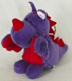 Nici sleutelhanger Draak paars met rood (8cm), Ophalen, Nieuw, Knuffel of Figuurtje