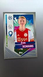 Topps Champions League 2023 Schuurs Ajax like panini, Nieuw, Ophalen of Verzenden, Ajax, Poster, Plaatje of Sticker
