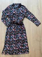 Stijlvolle Lange Jurk | bloem | lila, groen, bruin | maat XL, Kleding | Dames, Overige kleuren, Maat 46/48 (XL) of groter, Nieuw