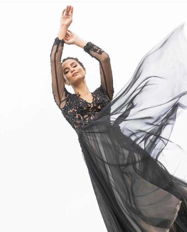 Sale! Zwarte trouwjurk! Direct leverbaar! Eigen naaiatelier!, Kleding | Dames, Trouwkleding en Trouwaccessoires, Nieuw, Trouwjurk