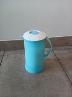 Tupperware Thermoskan, Thermosfles, koffiekan 0.6 ltr., Ophalen of Verzenden, Zo goed als nieuw, Blauw, Overige typen