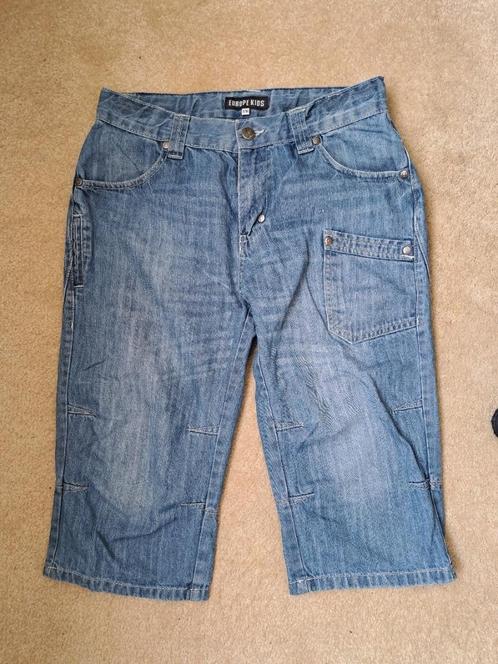 Europe Kids jongens jeans korte broek maat 176, Kinderen en Baby's, Kinderkleding | Maat 176, Gebruikt, Jongen, Broek, Ophalen