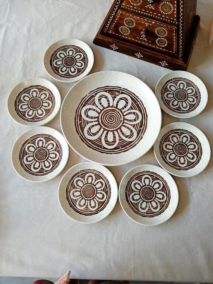 Biltons gebakstel vintage, Antiek en Kunst, Antiek | Keramiek en Aardewerk, Ophalen of Verzenden