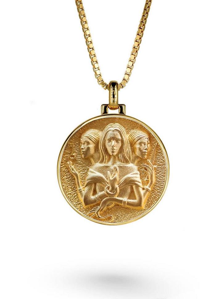 Vermaye Hekate Ketting 14K Goud Vermeil Nieuw, Sieraden, Tassen en Uiterlijk, Kettingen, Zo goed als nieuw, Goud, Ophalen of Verzenden