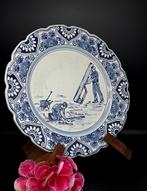 Delft Blue bord gemaakt voor Degens & Scheeren Tilburg - SL2, Antiek en Kunst, Antiek | Wandborden en Tegels, Verzenden
