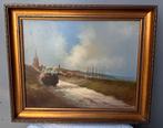 Olieverf schilderij op doek, Antiek en Kunst, Ophalen of Verzenden