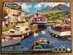 Falcon puzzel On the River 1000 stukjes, Hobby en Vrije tijd, Denksport en Puzzels, Ophalen of Verzenden, Gebruikt