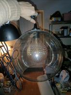 Rookglas bollamp lamp hanglamp, Huis en Inrichting, Lampen | Hanglampen, Minder dan 50 cm, Ophalen of Verzenden, Zo goed als nieuw