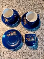 3 Kleine Kop en Schotels met Decoratie, Gebruikt, Ophalen of Verzenden, Overige stijlen, Kop(pen) en/of Schotel(s)